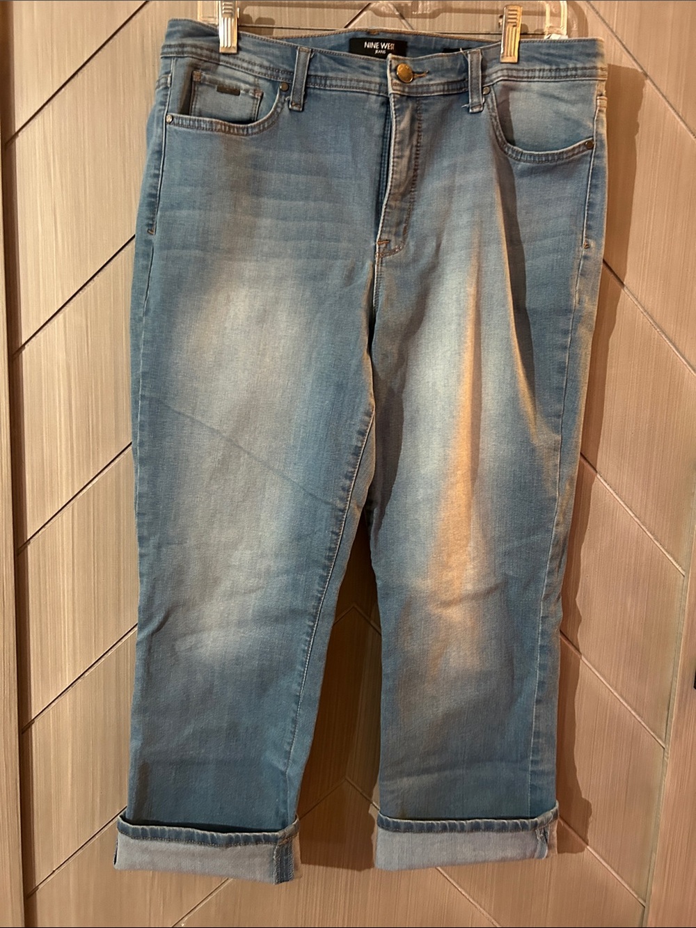 Nine West Light Blue Cropped Jeans